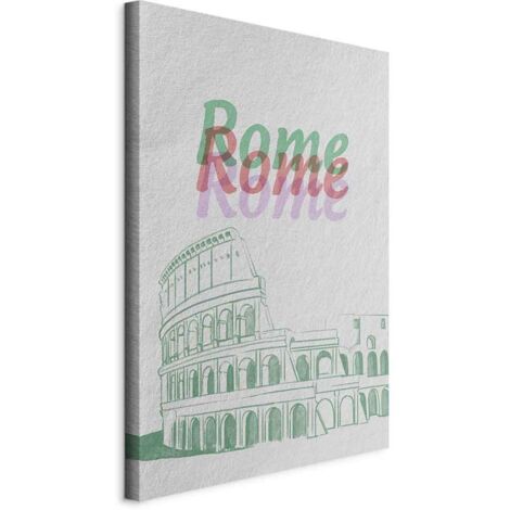 Dipinto - Roma ad acquerello (1 parte) verticale