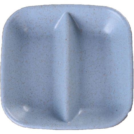 Dipping Bowl Wheat Straw Divided Compact Practical Dip Sauce Dish for Home Kitchen Blue