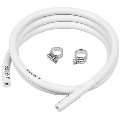 DIPRA - Flexible 1m pour gaz butane ou propane avec colliers de serrage Propane - Validité 5 ans - Certifié NF
