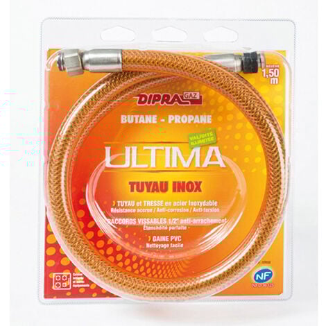 DIPRA 074150 flexible inox 1.5m ultima butane propane
