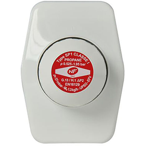 DIPRA - Robinet à sécurité détendeur déclencheur pour deuxième détente 1,3kg/h Propane 3kg – 1.3 kg/h 37 mbar - Certifié NF