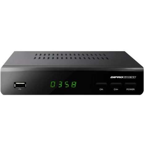 DIPROGRESS DPT203HD Décodeur TV satellite Full HD Noir