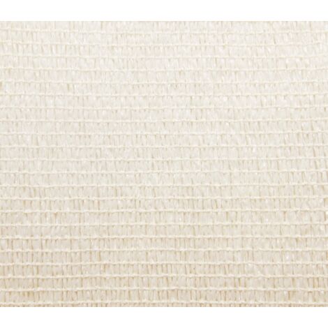 Direct Filet – Brise-vue blanc 1m x 5m – Taux d'occultation 80% – PEHD tissé – Finition avec œillets tous les 25cm – Traitement anti UV