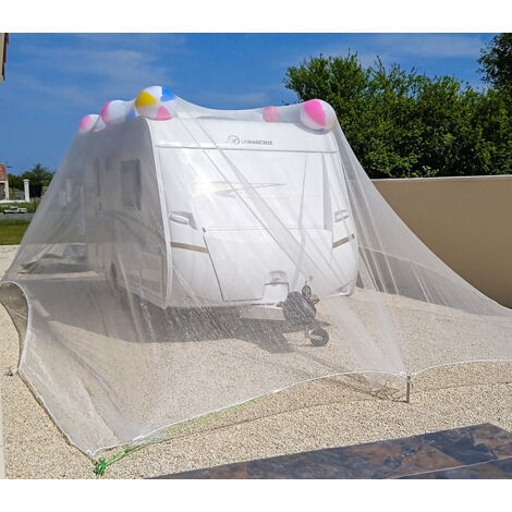 Direct Filet – Filet anti-grêle 8x10m – Protection contre grêle et insectes – Polyéthylène traité anti-UV – Installation facile et durable