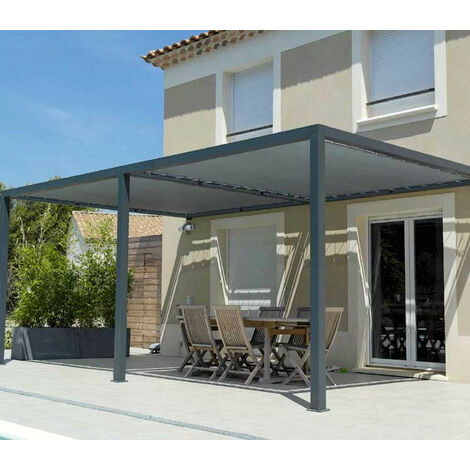 Direct Filet – Toile d'ombrage perméable 5x4 m – PEHD anti-UV – Œillets tous les 25cm pour installation facile – Taux d'ombrage 70 à 93%