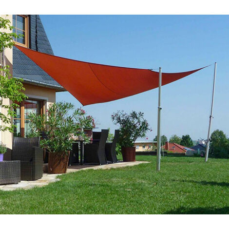 Direct Filet – Voile d'ombrage rectangulaire 4x3m perméable – PEHD anti-UV – Résistance au vent jusqu'à 100 km/h – Taux d'ombrage 70 à 93%