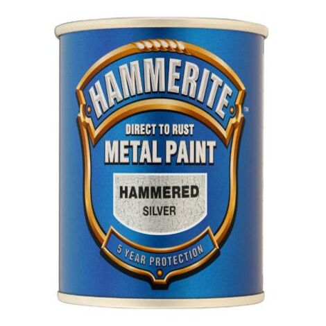 Hammerite Direct to Rust Hammered Finish Silv