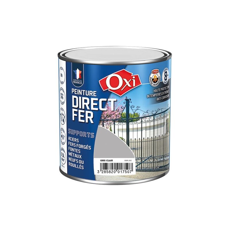 OXI - Directe fer lisse gris clair 0.5l