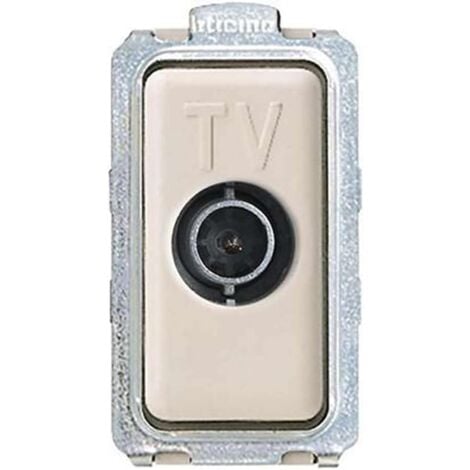 B-TICINO Direkte koaxiale TV-Buchse für Einzelplatzsysteme Bticino Magic 5202D