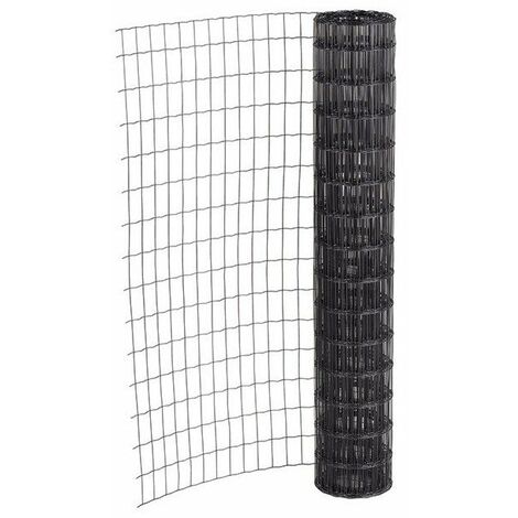 Dirickx – Grillage rigide 1m80 x 25ml – Gris – Résistant et durable pour chantiers extérieurs – Installation facile et sécurisée