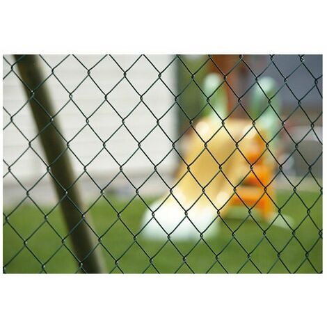 Dirickx – Grillage rigide simple torsion 2m x 25m – Revêtement plastifié vert RAL 6005 – Résistant aux intempéries – Pour délimitation de jardins