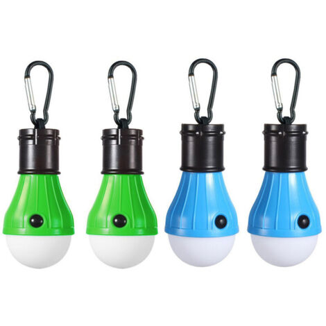 Dirigéampoule de campingampoule pour tente de campingMatériel de camping2Un mousqueton vert2Un mousqueton bleu
