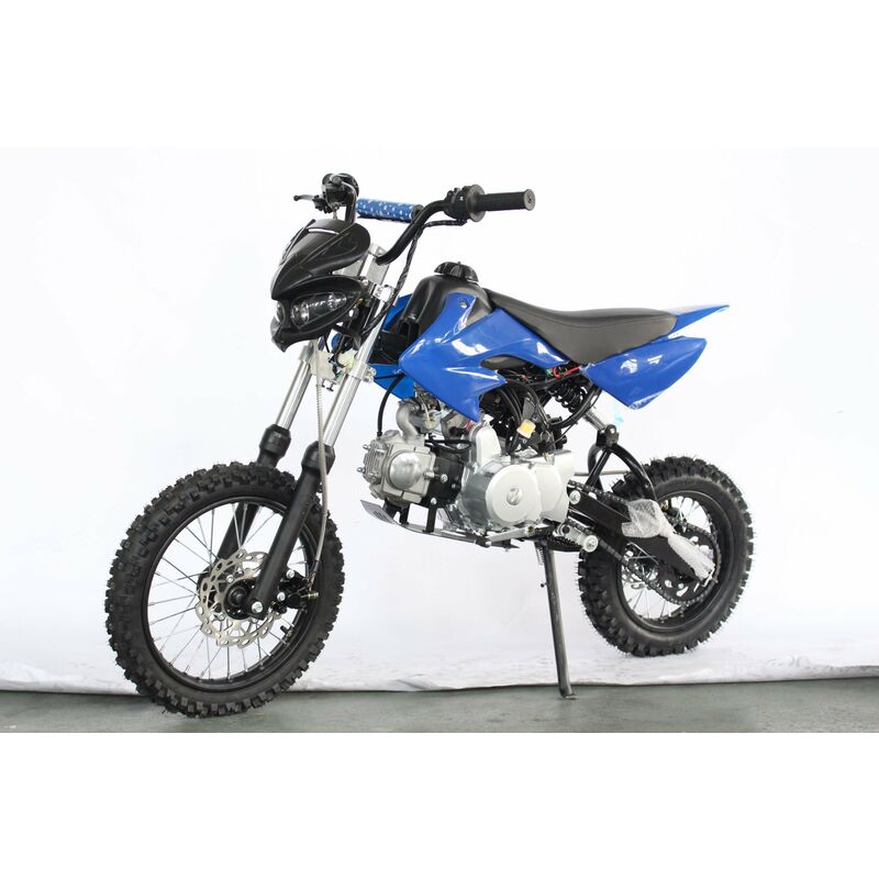 Image of Esolution - dirt bike ZLDB-04 motore 4 tempi a benzina moto cross 125CC sterrato blu