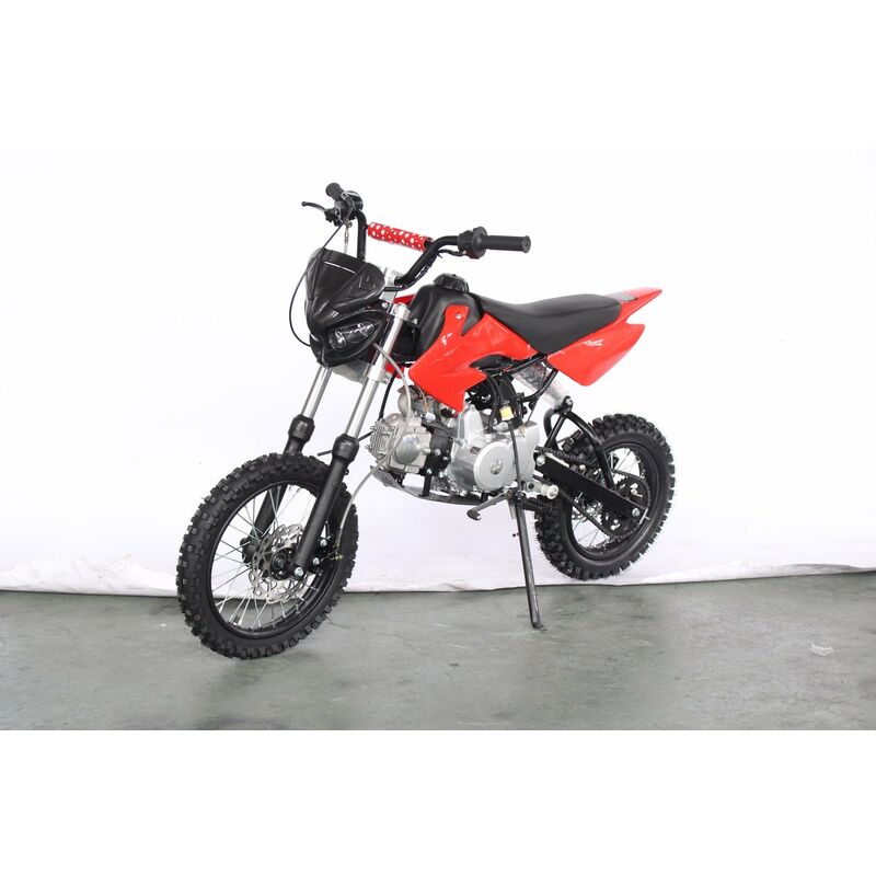Image of Esolution - dirt bike ZLDB-04 motore 4 tempi a benzina moto cross 125CC sterrato rosso