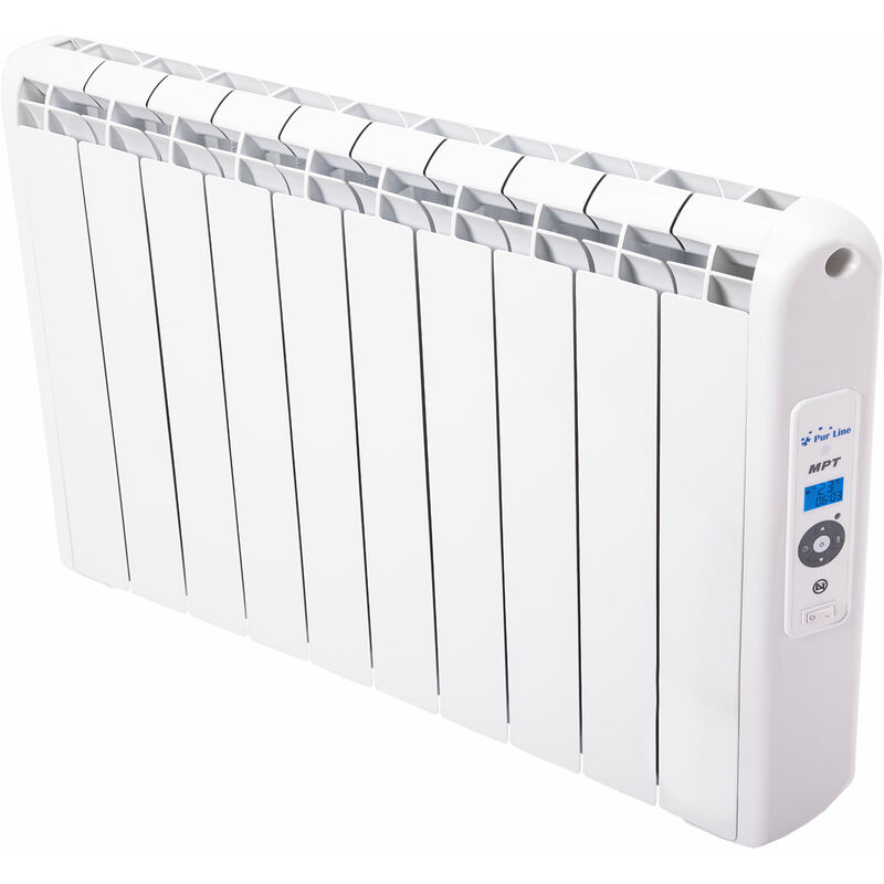 

Purline - Emisor digital programable, sin fluido, 2000W, bajo consumo, en color blanco y con mando a distancia
