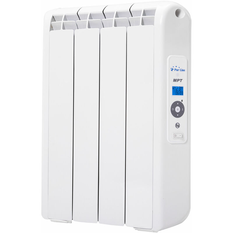 

Purline - Emisor digital programable, sin fluido, 800W, bajo consumo, en color blanco y con mando a distancia