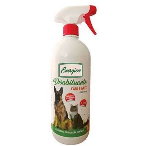DISABITUANTE CANI E GATTI SPRAY ENERGICA - LT 1 - 6 pezzi