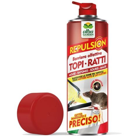 Repellente dissuasore ad ultrasuoni per topi e roditori – versione