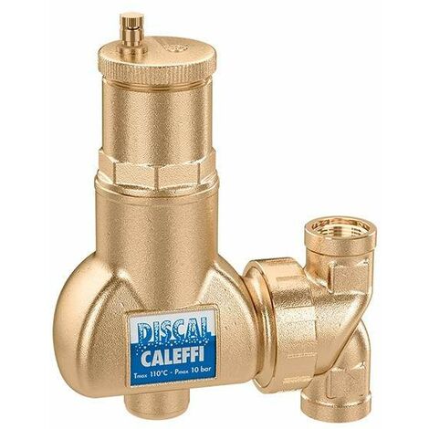 Disaeratore, corpo in ottone 3/4" DISCAL® Caleffi 551705  3/4”