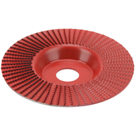 Disc de sculpture en bois Rouge de mise en œuvre 125 mm accessoire en carbure de tungstène pour le travail du bois rouge