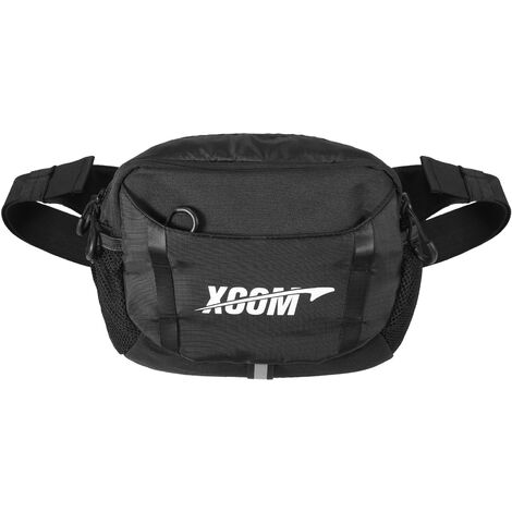Disc Golf Bag Adjustable Disc Holder Waist Pack Fits Up to 5 Discs,model:Black
