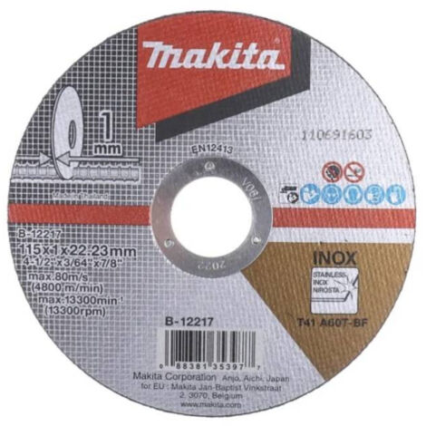 DISC TRONC TMET 115X1,0 A60T MAKITA B-12217