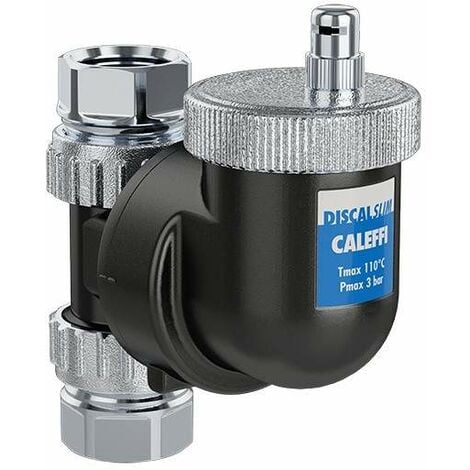 DISCALSLIM®-Disaeratore con attacchi filettati femmina Caleffi 5518
