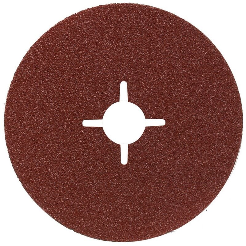25PZ DISCO ABRASIVO IN FIBRA Ï mm. 115 - foro 22 grana 120