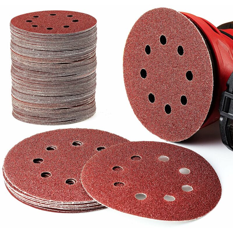 Dischi abrasivi da 125 mm, 180 dischi abrasivi con...