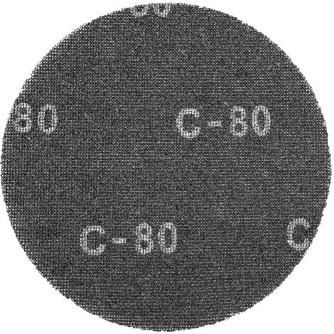 Dischi abrasivi Graphite 55h744 velcro K80 225 mm 10 pezzi