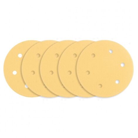 Dischi abrasivi Graphite k120 225 mm 5 pezzi velcro