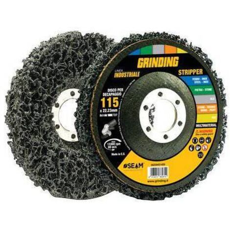 Dischi abrasivi in nylon rimuovi tutto grs - Ø mm.115 foro 22,2 - 10 pz