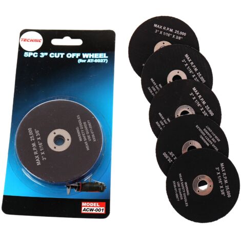 DISCHI ABRASIVI PER TAGLIO METALLO FORO 75 MM 10 MM SET DA 5