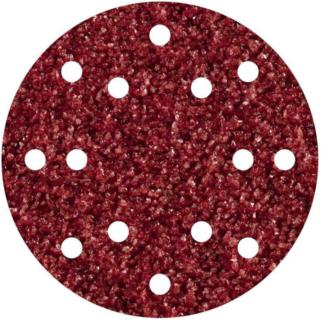 Dischi adesivi abrasivi al corindone Wolfcraft per grana 40 150 mm (confezione da 5) (1840000)