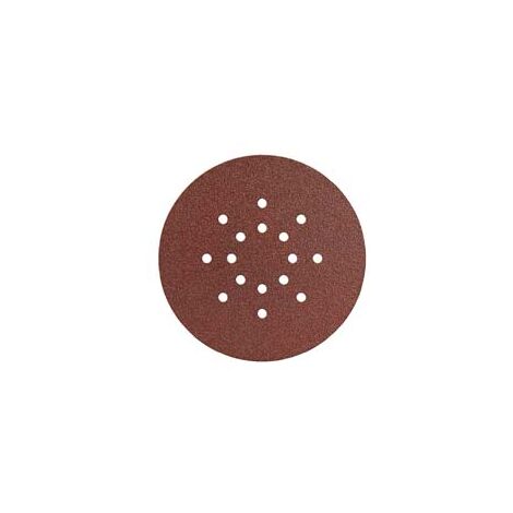 DISCHI CARTA ABRASIVA FORATA CON VELCRO PER ROTORBITALI Ø MM.225- - grana p180 confezione da 100 pz. - 1 confezione IMPERIAL