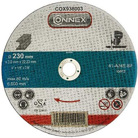 Dischi da taglio Connex cox938008 230 mm 5 pezzi