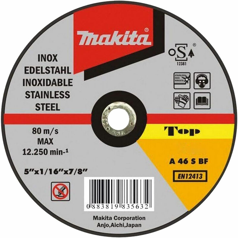 DISCHI DA TAGLIO ULTRASOTTILI 'MAKITA' ø mm 115 x 1 MAKITA 50 PZ