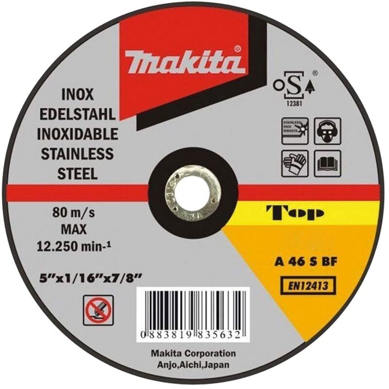 DISCHI DA TAGLIO ULTRASOTTILI 'MAKITA' ø mm 115 x 1,6