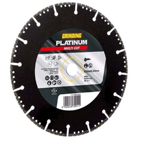 DISCHI DISCO DIAMANTATO GRINDING PLATINUM MULTI CUT MISURE Ø 115 - Ø 230