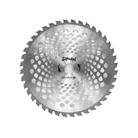 DISCHI DISCO IN ACCIAIO PER DECESPUGLIATORI Ø 250 MM - 40 DENTI TAGLIAERBA