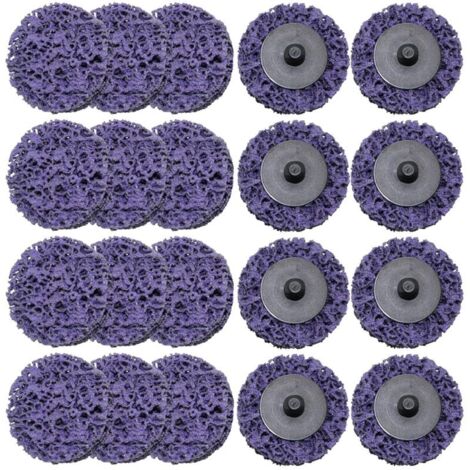 Dischi per la rimozione di vernice e ruggine da 50 mm per smerigliatrice angolare, dischi di pulizia viola da 50 mm, dischi per la rimozione di vernice, 20 pezzi
