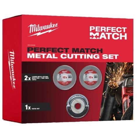 Dischi per smerigliatrice 125x1mm  + ghiera Milwaukee 4932492888