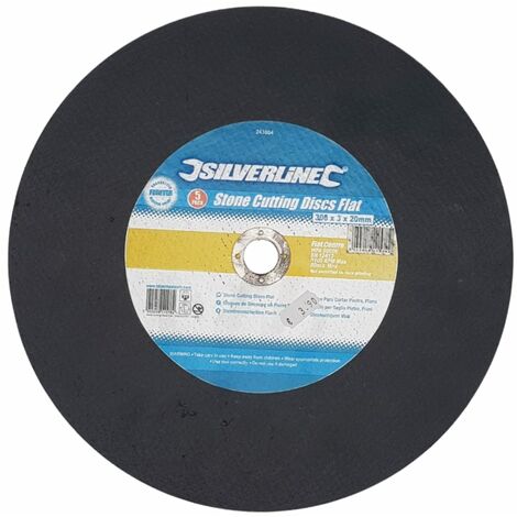 Dischi piani per taglio pietra alta resistenza silverline 300x3x20