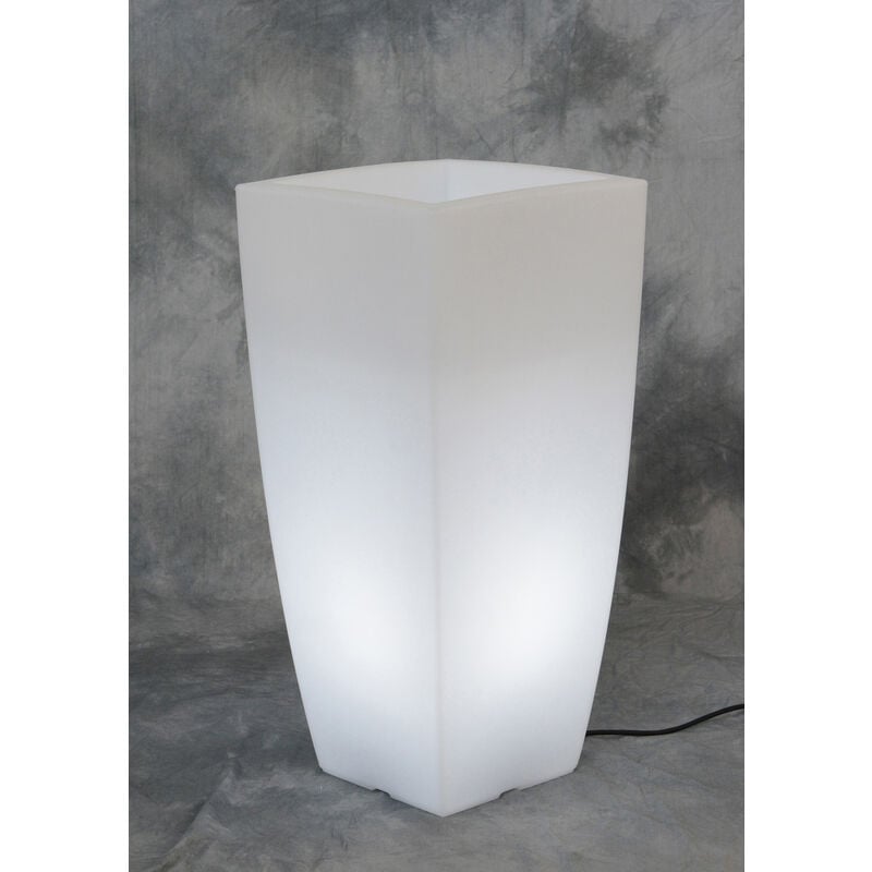Image of Vaso Home Light Quadro Cm.40x40x90h.ghiac/bia