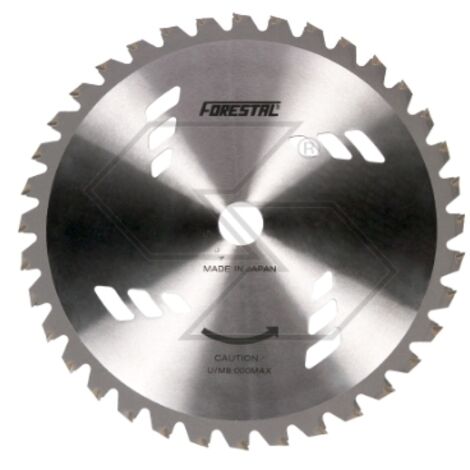 Disco 36 dientes FORESTAL desbrozadora acero Ø 255mm taladro25,4mm R301999