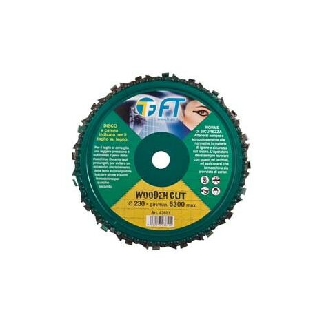 Disco a catena per legno d.230mm ft wooden cut