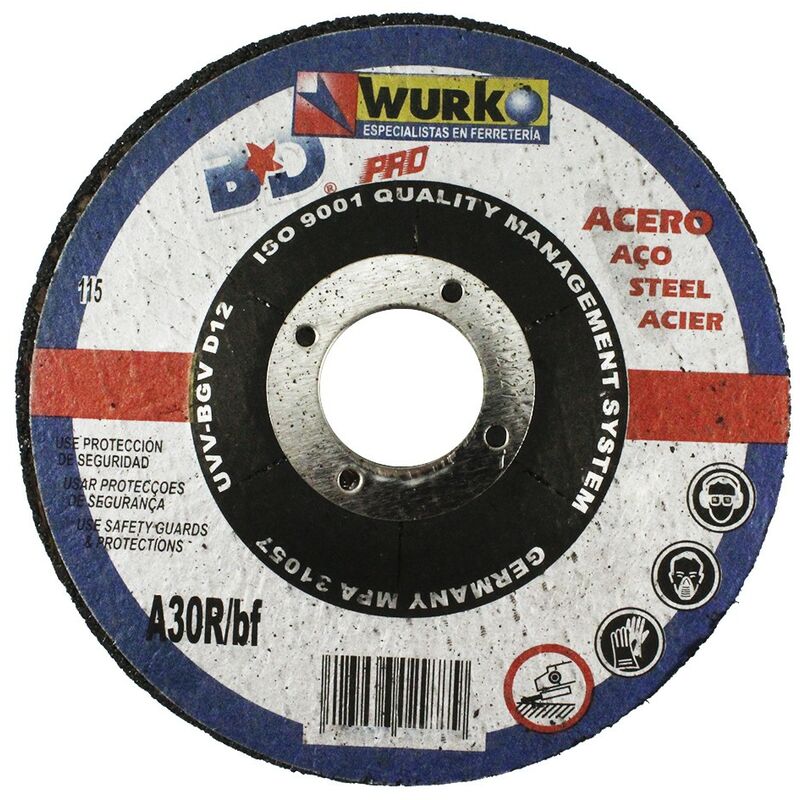 

Hierro disco abrasivo 115x3x22 corte