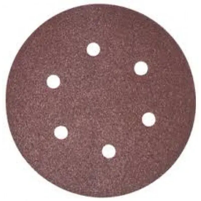 Disco abrasivo 6 fori per levigatrice 150 mm - 50pz - 100