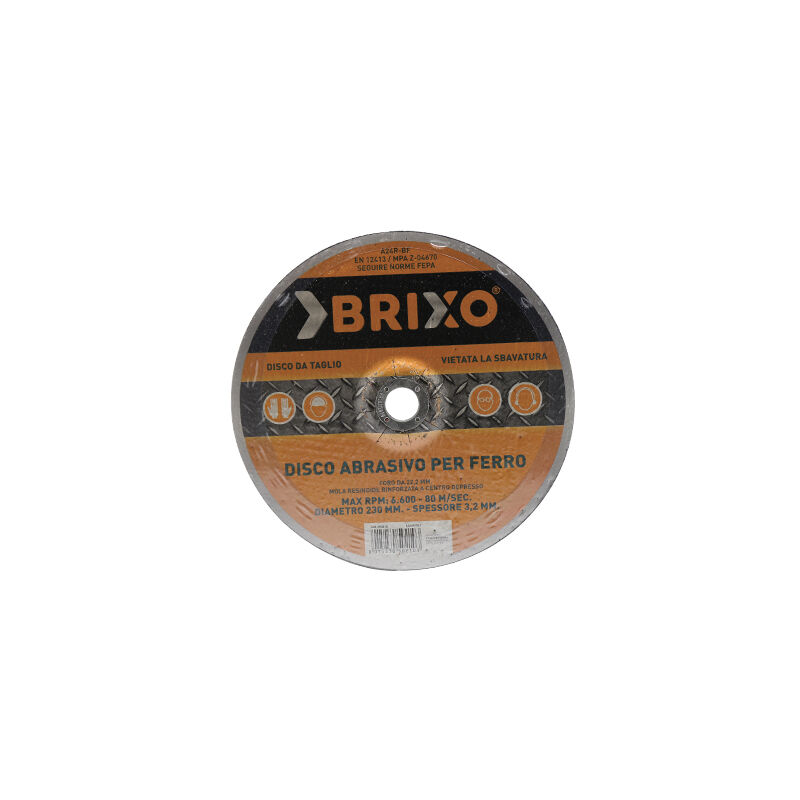 DISCHI ABRASIVI BRIXO FERRO 115x3,2