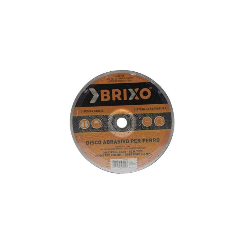 Dischi abrasivi Brixo ferro 230x3,2